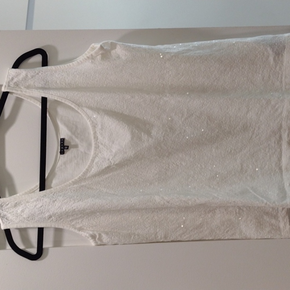 2/15$! Ispiri tank with tiny sequins,XL,cotton